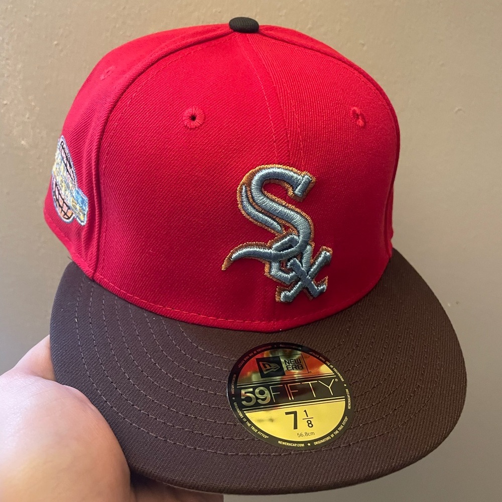 Rahnnifitteds Chicago white Sox 05 World Series patch game 6 size 7 1/8